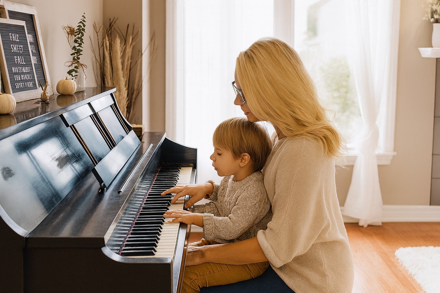 Prunkvoll eingerichtetes historisches Musikzimmer, eines herrschaftlichen Gebäudes